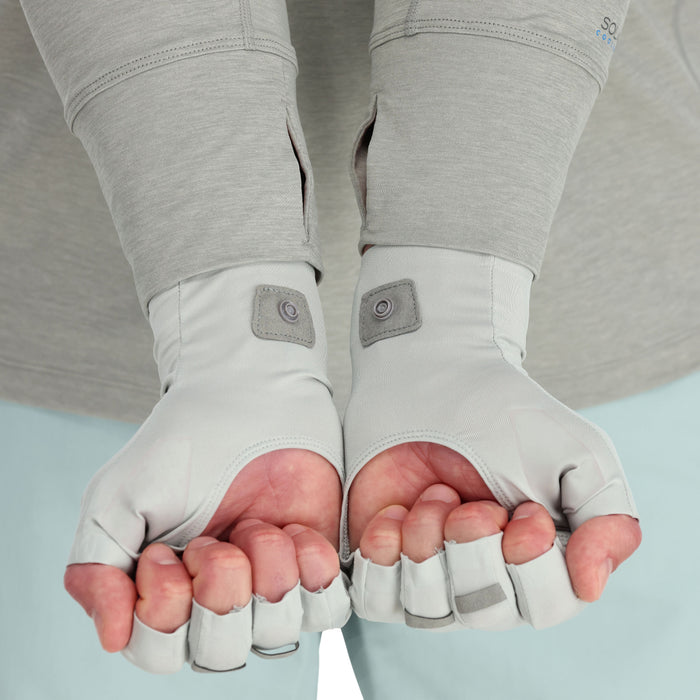 Simms SolarFlex Half-Finger SunGlove Sterling 03