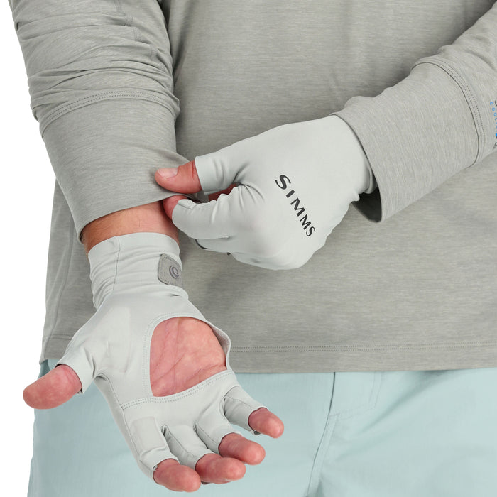 Simms SolarFlex Half-Finger SunGlove Sterling 05