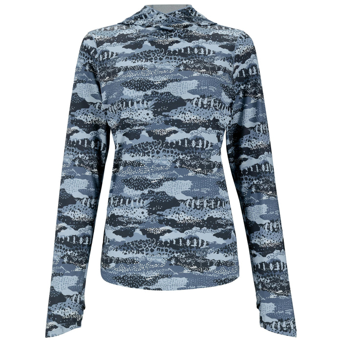 Simms Women's BugStopper SolarFlex Hoody Shroud Selvedge Image 01