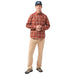 Stio Men's Junction Midweight Flannel Shirt Fired Brick Plaid Image 02
