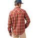 Stio Men's Junction Midweight Flannel Shirt Fired Brick Plaid Image 05