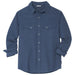 Stio Men's Junction Midweight Flannel Shirt Mountain Shadow Heather Image 01