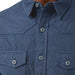 Stio Men's Junction Midweight Flannel Shirt Mountain Shadow Heather Image 05
