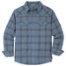 Stio Men's Junction Midweight Flannel Shirt Stormy Weather Plaid Image 01