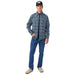 Stio Men's Junction Midweight Flannel Shirt Stormy Weather Plaid Image 02
