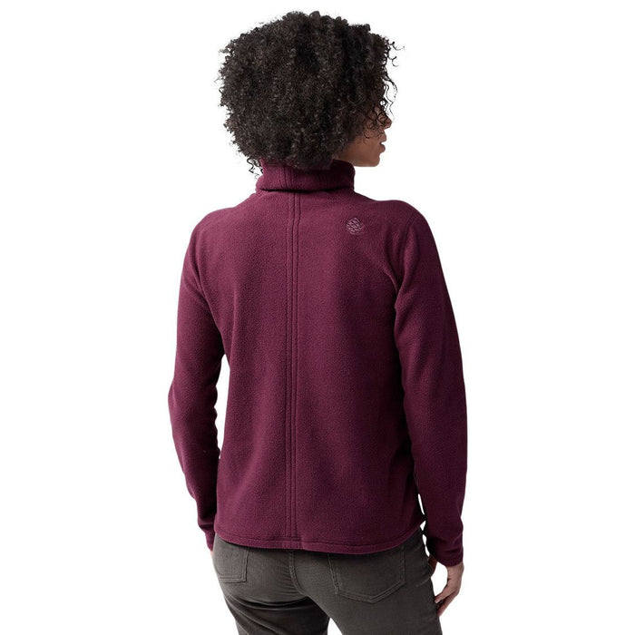 Stio Women's Turpin Fleece Funnel Neck Aubergine Image 03