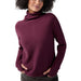 Stio Women's Turpin Fleece Funnel Neck Aubergine Image 04