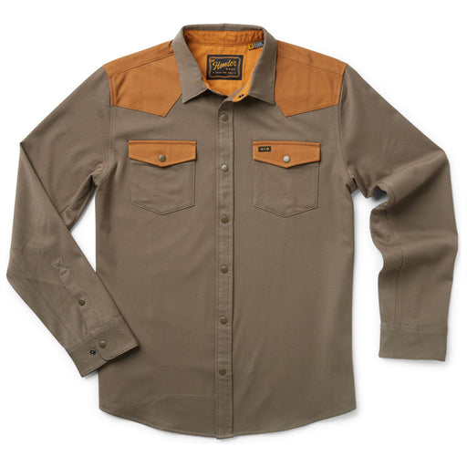 Howler Brothers Stockman Stretch Snapshirt Cocodrillo / Duck Brown Image 01