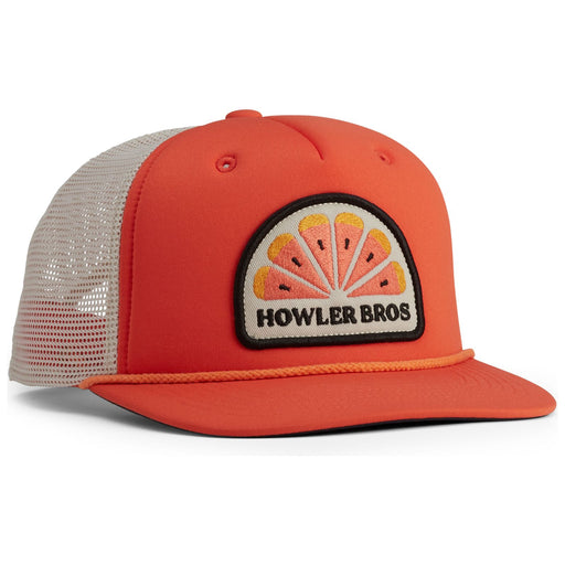 Howler Brothers Structured Snapback Hats Howler Citrus : Orange Polyfoam Image 01