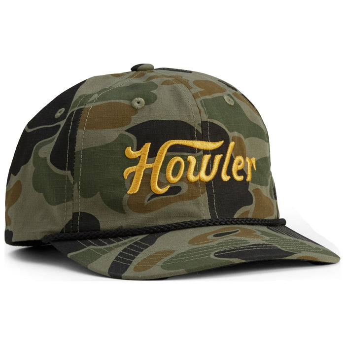Howler Brothers Unstructured Snapback Hats Howler Script : Camo Image 01