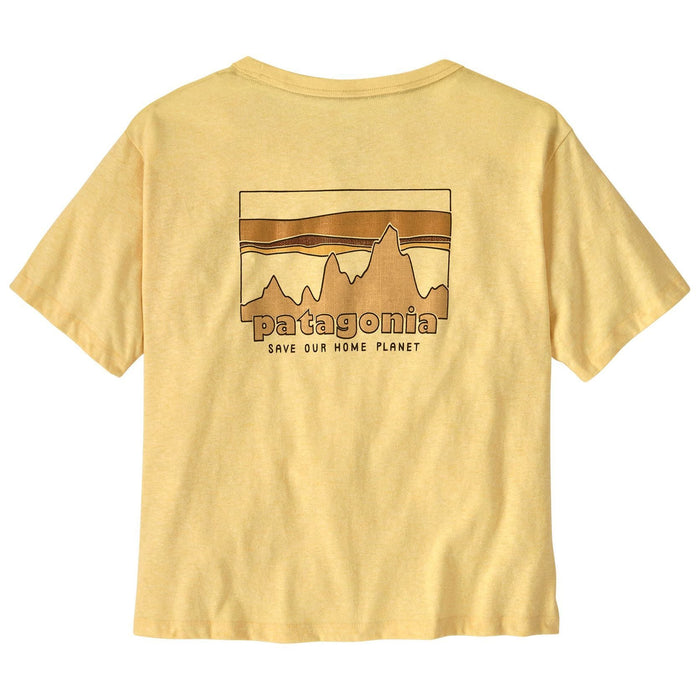 Patagonia Women's '73 Skyline Easy Cut Responsibili-Tee Buttercup Yellow Image 01