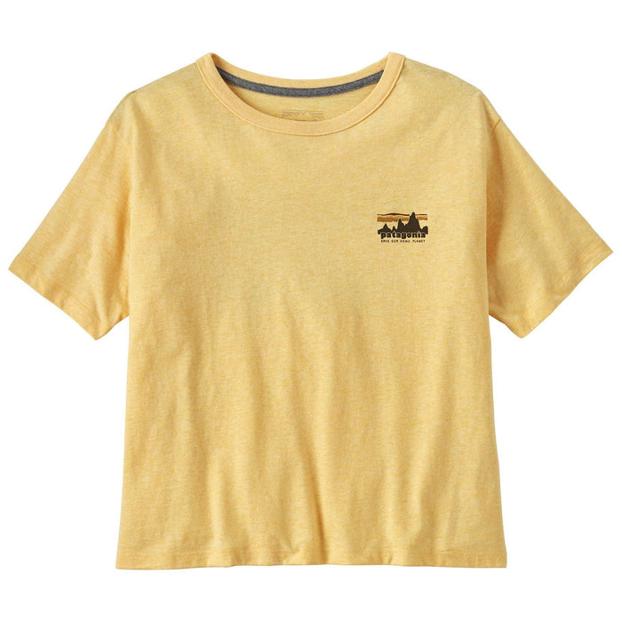 Patagonia Women's '73 Skyline Easy Cut Responsibili-Tee Buttercup Yellow Image 02