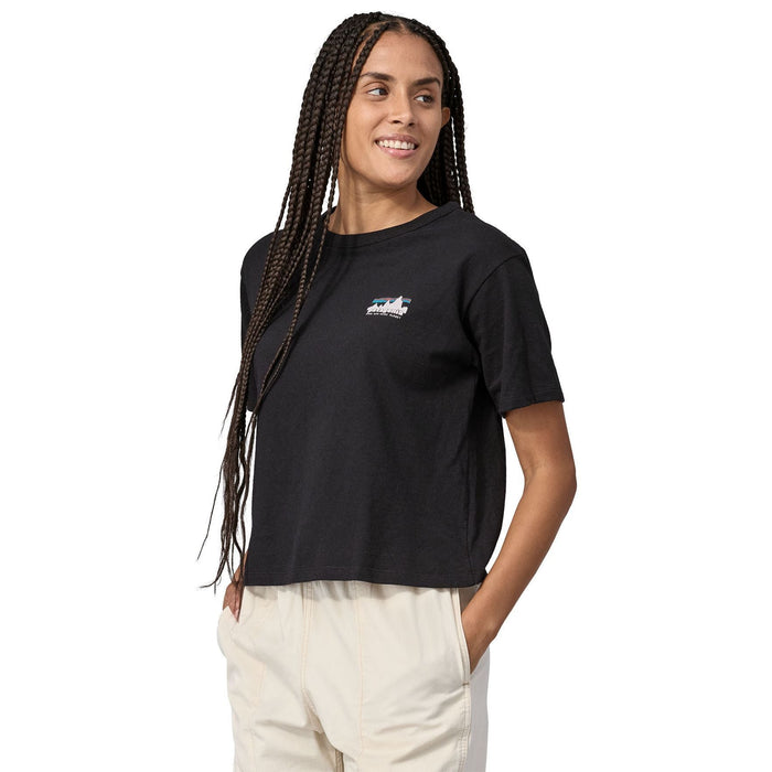Patagonia Women's '73 Skyline Easy Cut Responsibili-Tee Ink Black Image 03