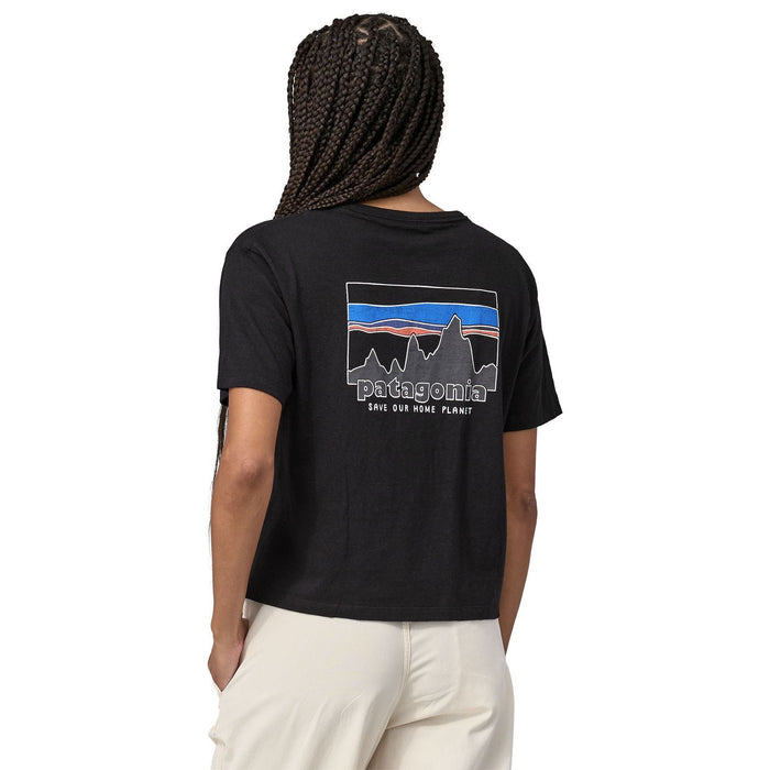Patagonia Women's '73 Skyline Easy Cut Responsibili-Tee Ink Black Image 04