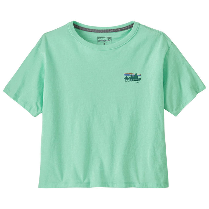 Patagonia Women's '73 Skyline Easy Cut Responsibili-Tee Rinsed Green Image 02