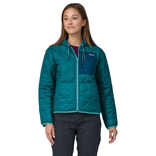 Patagonia Women's Diamond Quilted Bomber Hoody Belay Blue Image 02