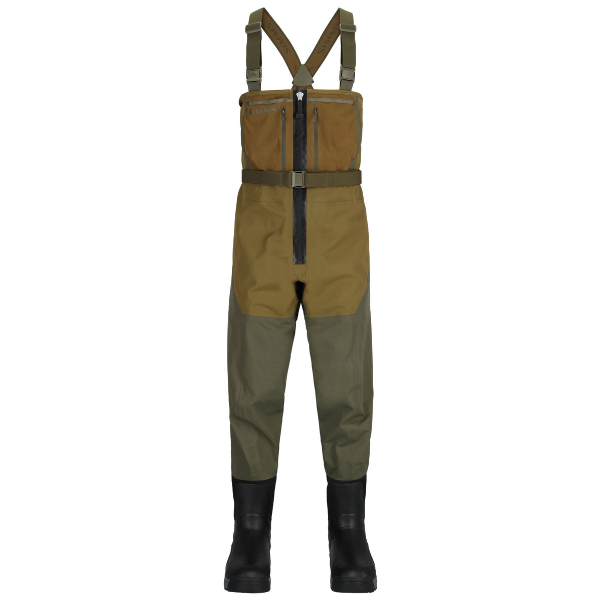 Simms M's Freestone Z Bootfoot Waders - Rubber Sole Loden / L 10