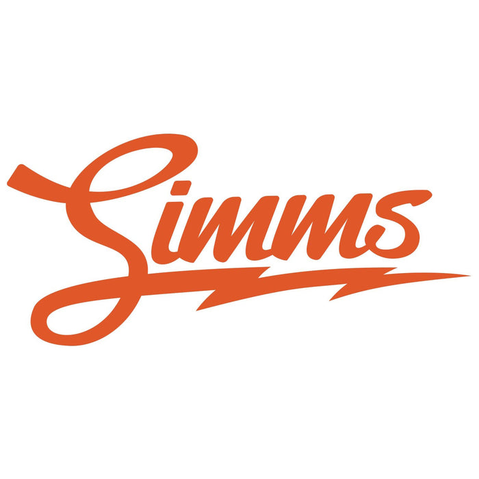 Simms Lightning Sticker Orange Image 01
