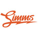 Simms Lightning Sticker Orange Image 01