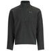 Simms Rivershed Half Zip Black Heather Image 01