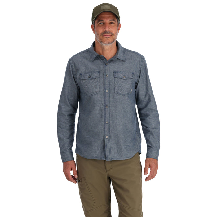Simms Shoal Flannel Midnight Image 02