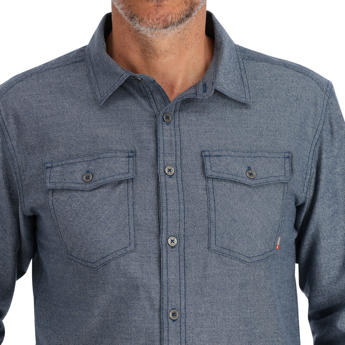 Simms Shoal Flannel Midnight Image 04