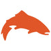 Simms Trout Icon Sticker Orange Image 01