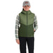 Simms Women's Fall Run Hybrid Hooded Vest Dark Clover / Riffle Green Image 02