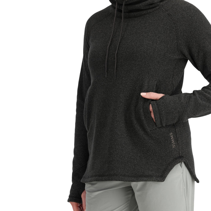 Simms Women's Rivershed Sweater Black Heather Image 05