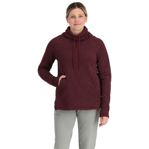 Simms Women's Rivershed Sweater Mulberry Heather Image 02