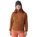 Stio Women's Rawlins Shearling Fleece Pullover Mustang / Cedar Blush Image 04