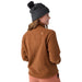 Stio Women's Rawlins Shearling Fleece Pullover Mustang / Cedar Blush Image 05