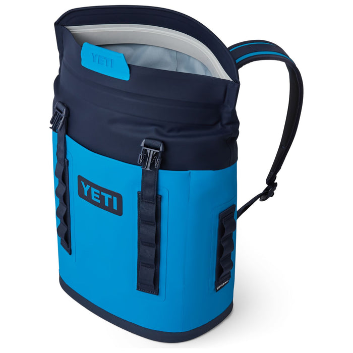 YETI Hopper M12 Backpack Soft Cooler Big Wave Blue / Navy Image 03
