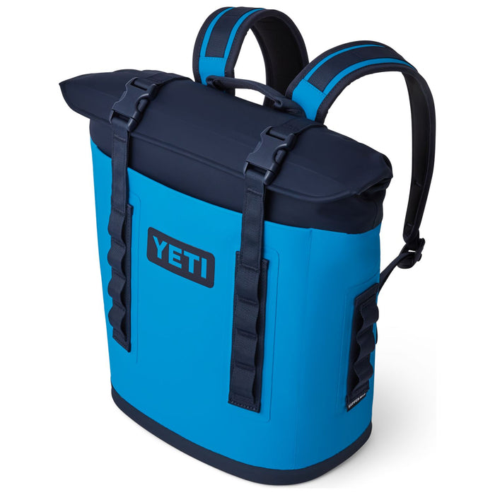 YETI Hopper M12 Backpack Soft Cooler Big Wave Blue / Navy Image 04