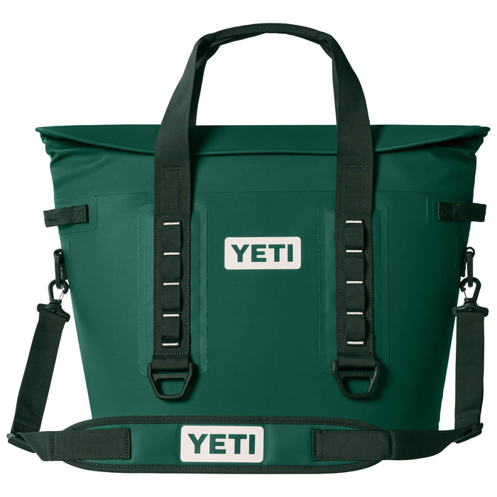 YETI Hopper M30 2.0 Tote Soft Cooler Black Forest Green Image 01