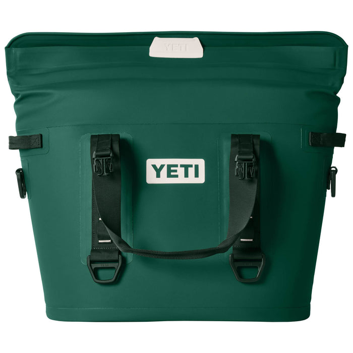 YETI Hopper M30 2.0 Tote Soft Cooler Black Forest Green Image 05