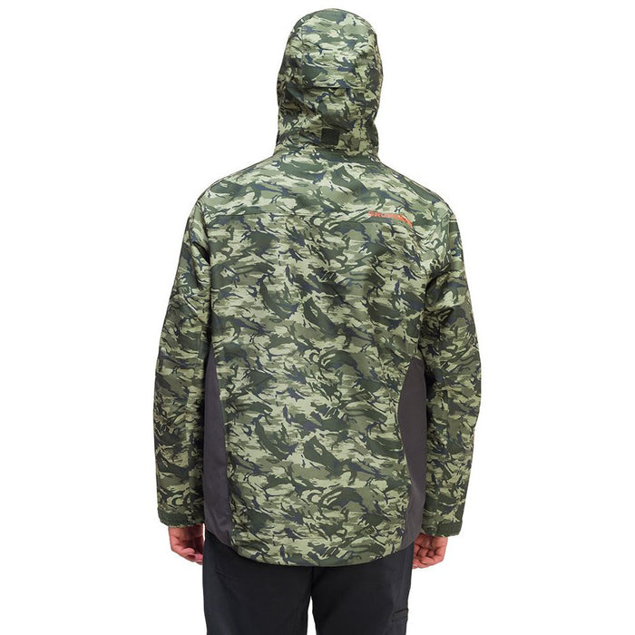 Grundens Downrigger Gore-Tex Jacket Refraction Camo Green / Anchor Image 04