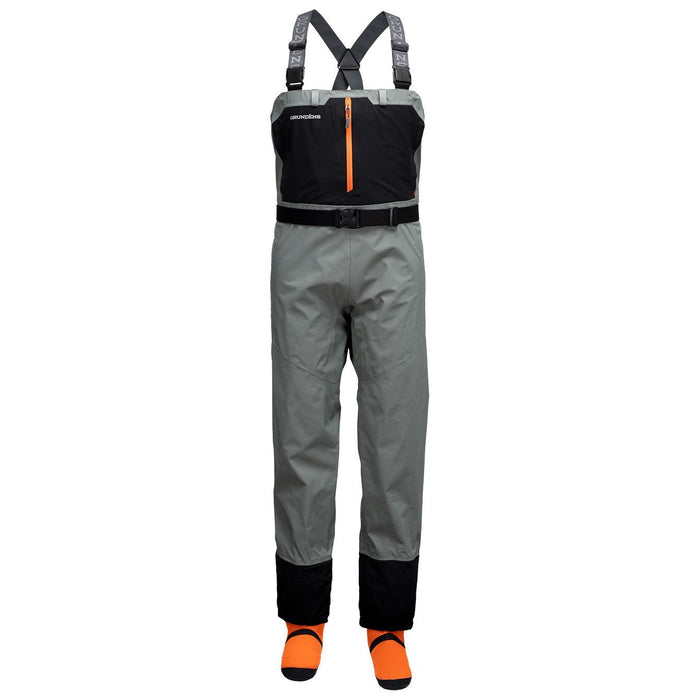 Grundens Men's Bedrock Stockingfoot Wader Sagebrush Image 01