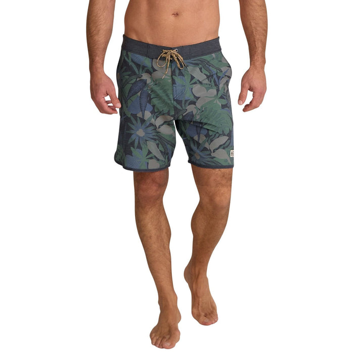 Howler Brothers Bruja Boardshorts Tropical Dimension : Antique Black Image 04