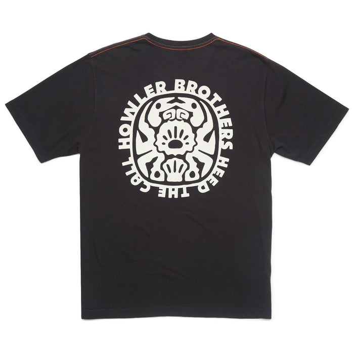 Howler Brothers Cotton T Crab Idol : Black Image 01