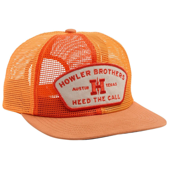 Howler Brothers Feedstore Unstructured Snapback Hat Multi Orange Image 01