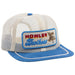 Howler Brothers Feedstore Unstructured Snapback Hat Osprey Prey : Stone / Blue Image 01