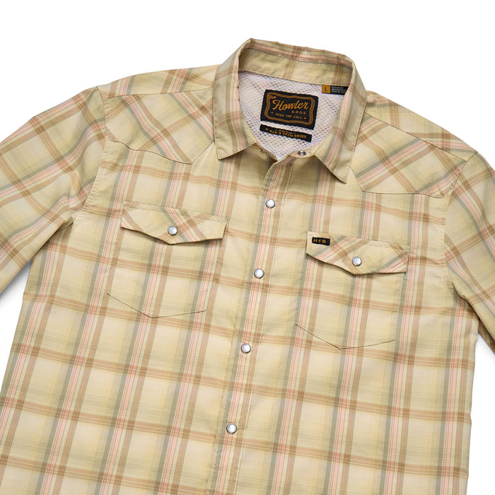Howler Brothers H Bar B Tech Longsleeve Isley Plaid : Hemp Image 02