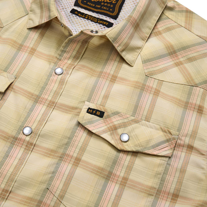 Howler Brothers H Bar B Tech Longsleeve Isley Plaid : Hemp Image 03