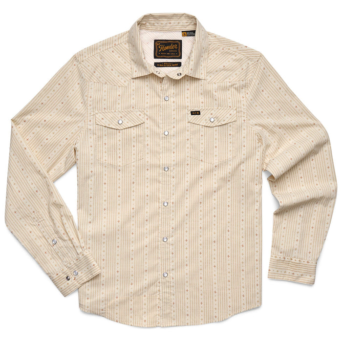 Howler Brothers H Bar B Tech Longsleeve Supernova Stripe : Leche Image 01