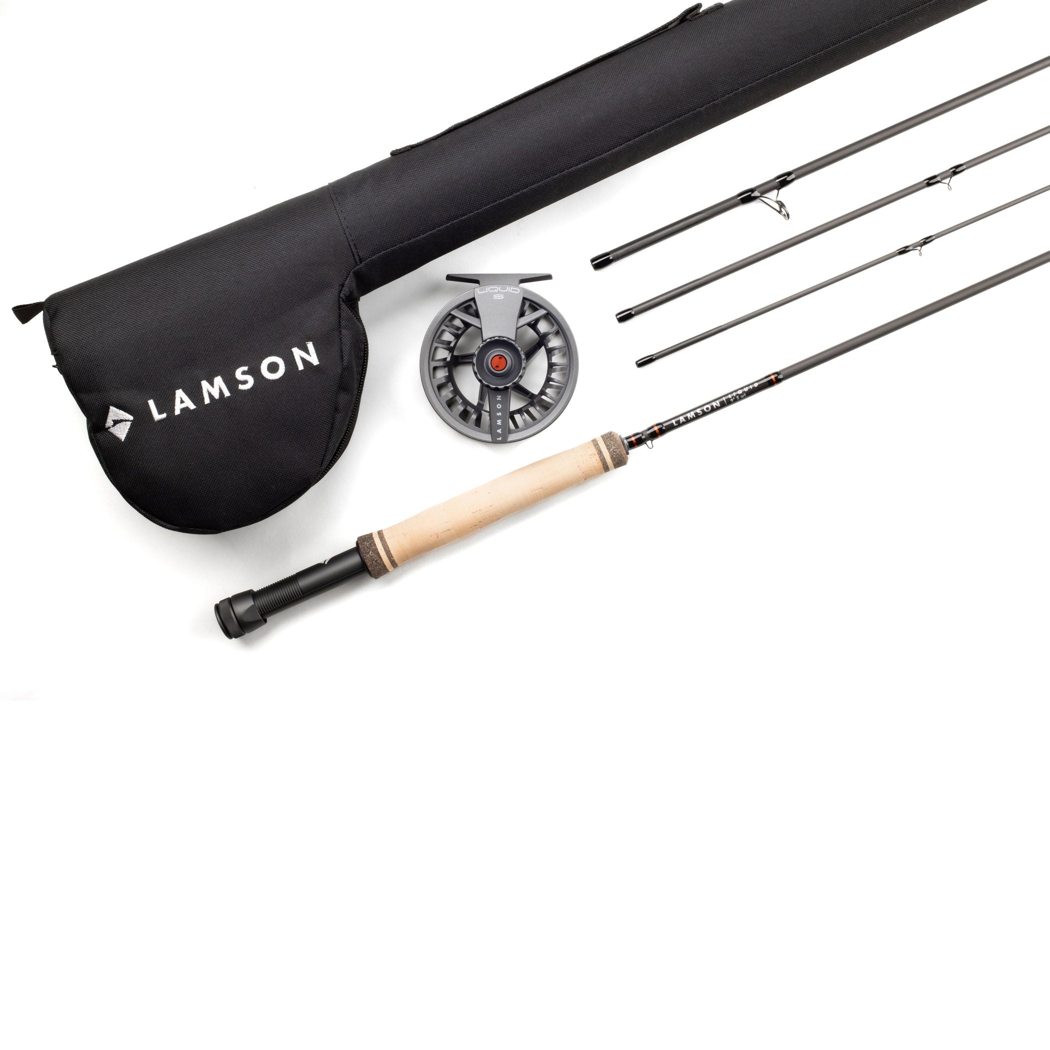 Lamson Liquid Fly Rod Reel & Line Outfit 9ft 5wt 905-4 — TCO Fly Shop