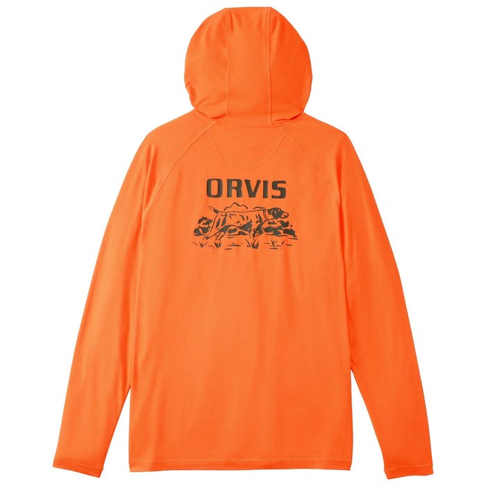 Orvis Men's Dricast Graphic Hoodie Blaze Image 01