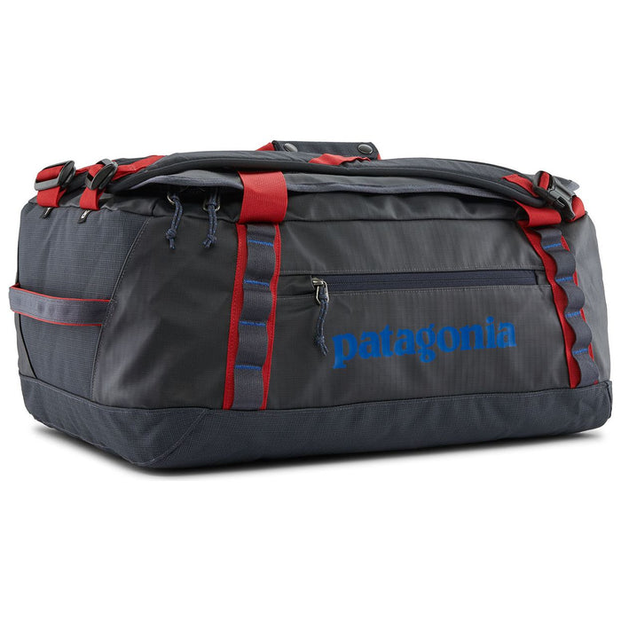 Patagonia Black Hole Duffel 40L Smolder Blue with Amanita Red Image 01