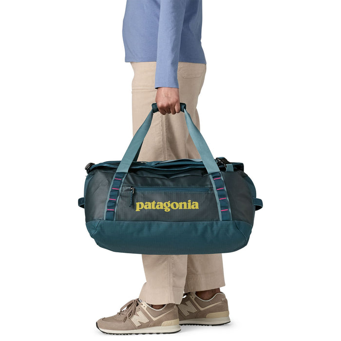 Patagonia Black Hole Duffel 40L Tidal Teal with Luminous Pink Image 04