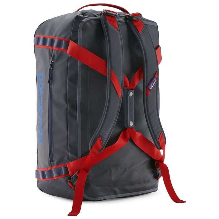 Patagonia Black Hole Duffel 55L Smolder Blue with Amanita Red Image 02